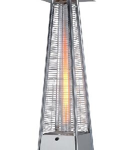 Värmare Gas "Flame "i rostfritt stål  # LEIS-FH1000SQ-SS